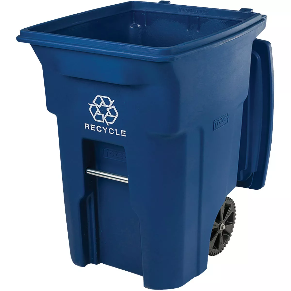 Toter 96 Gal. 2-Wheel Recycling Trash Can - photo 3