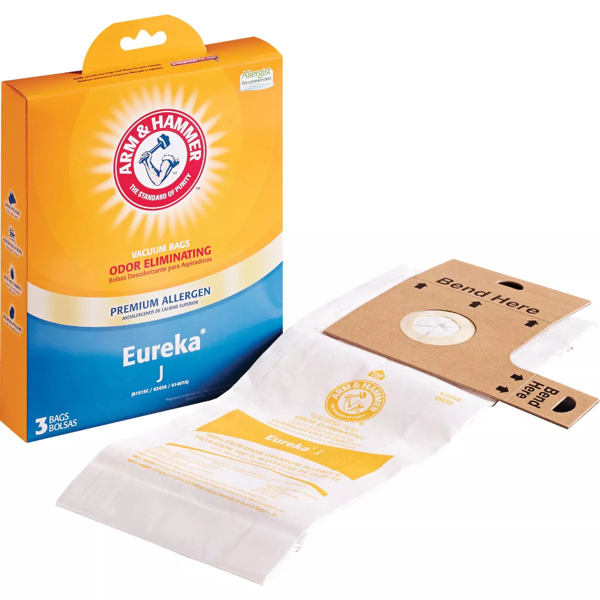 Arm & Hammer Electrolux Eureka J Vacuum Cleaner Bag (3-Pack)