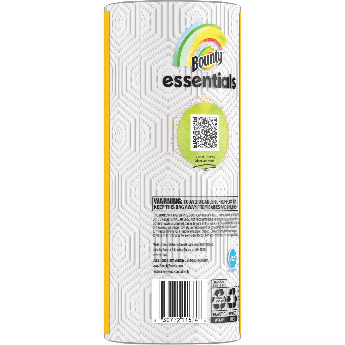 Bounty Essentials Full Sheet Paper Towels (1 Single Plus Roll) - photo 2
