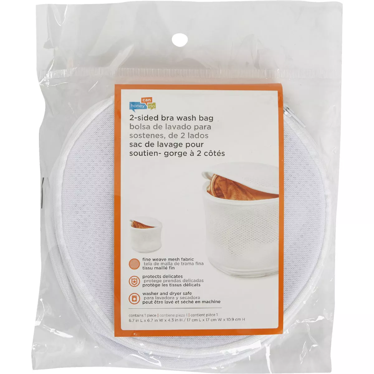 Honey Can Do 5 In. x 7 In. Bra Washing Bag - photo 2
