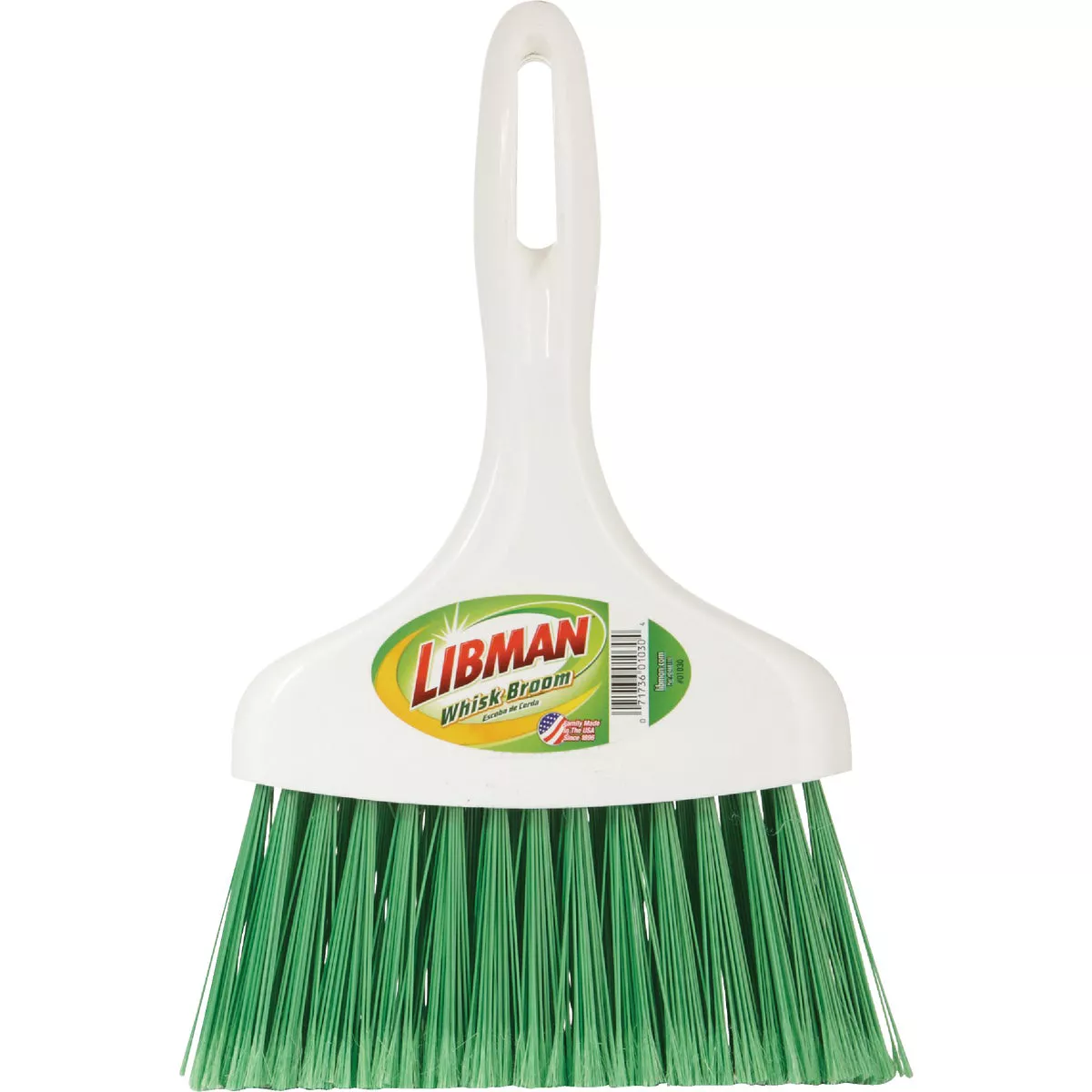Libman 8 In. Poly Whisk Broom, Green Bristles - photo 2
