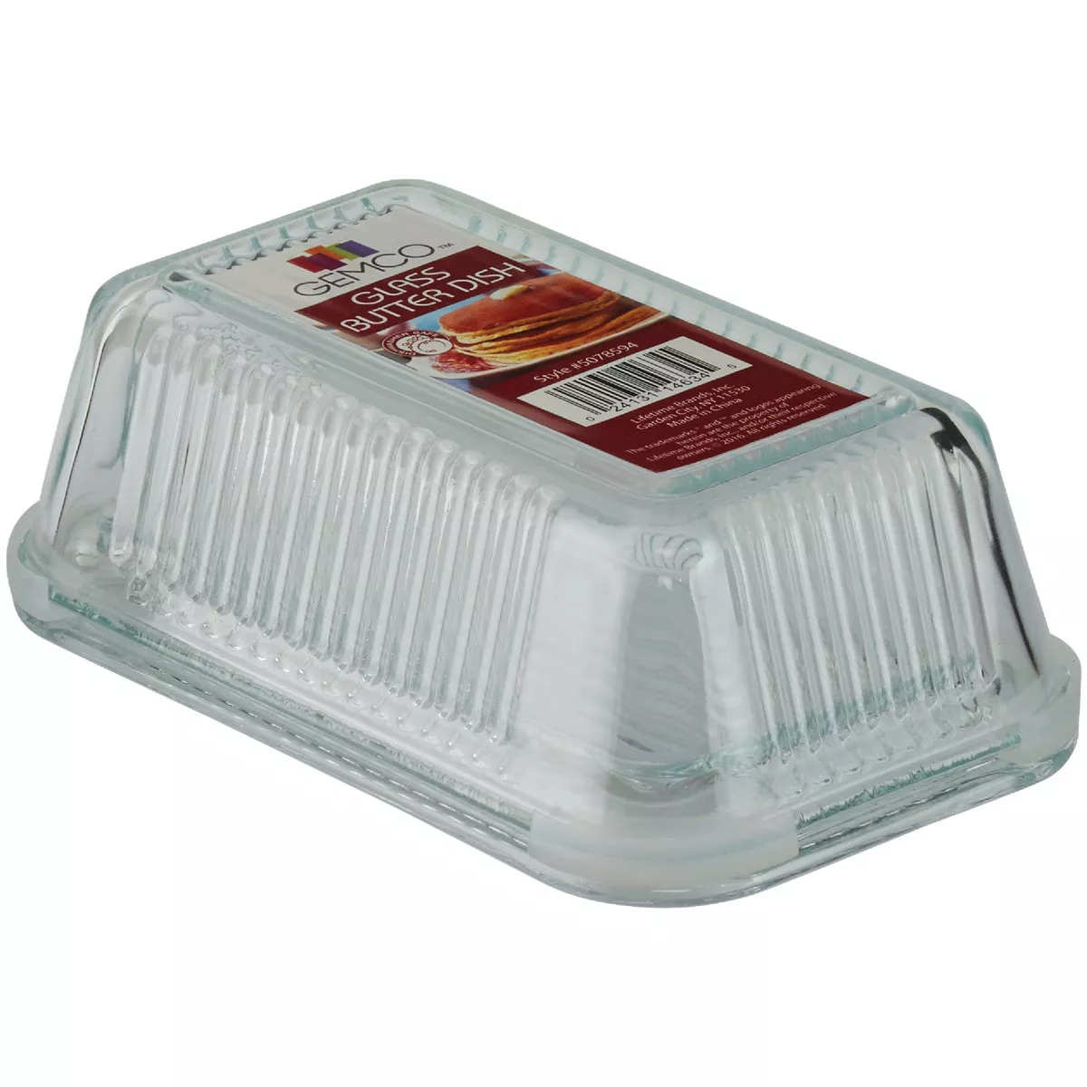 Gemco Multi Function Glass Butter Dish