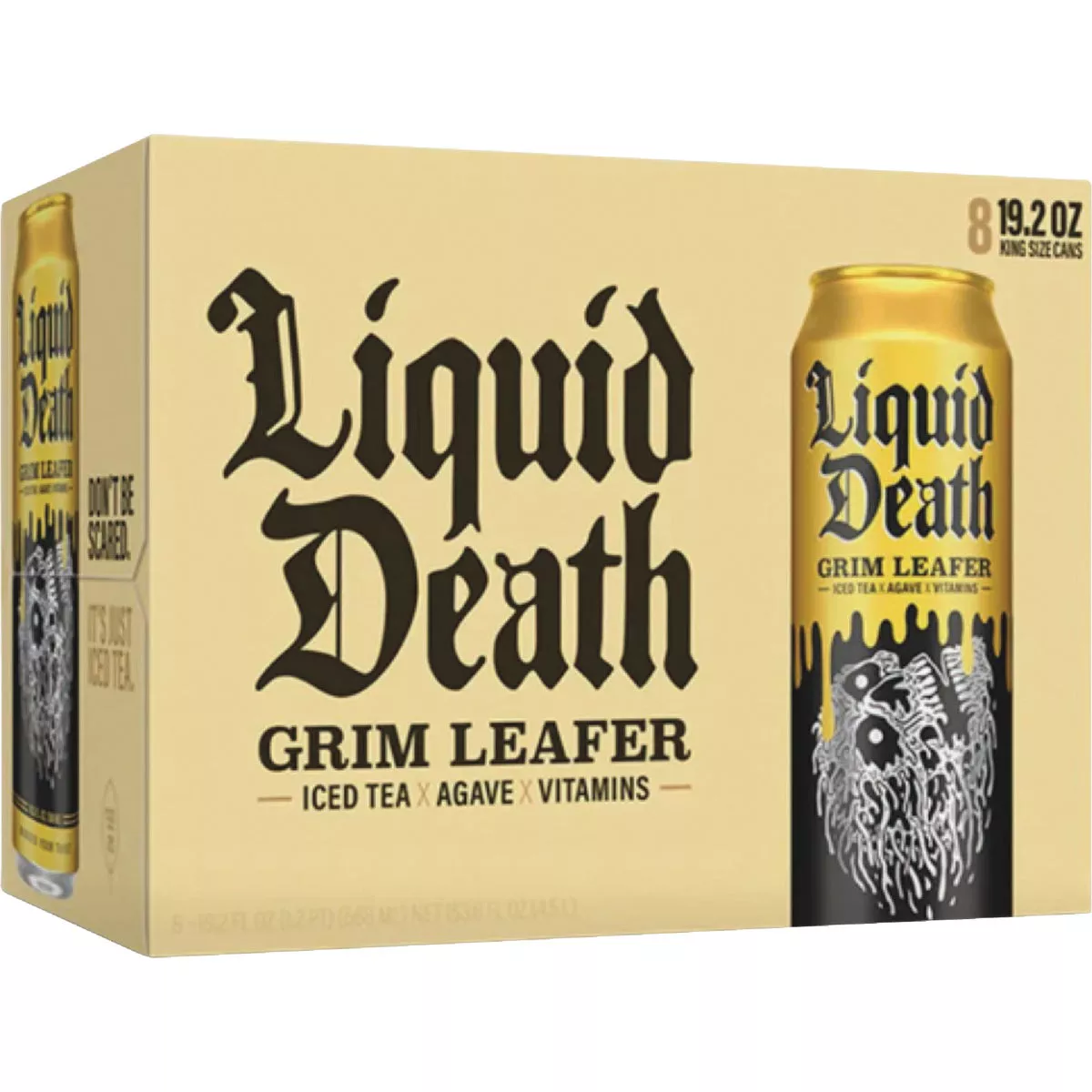 Liquid Death 19.2 Oz. Grim Leafer Iced Tea - photo 2