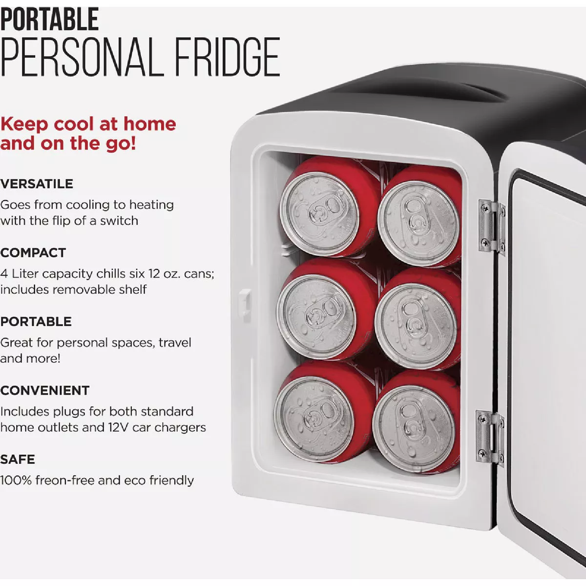 Iceman Personal 4 Ltr. White Mini Fridge - photo 4