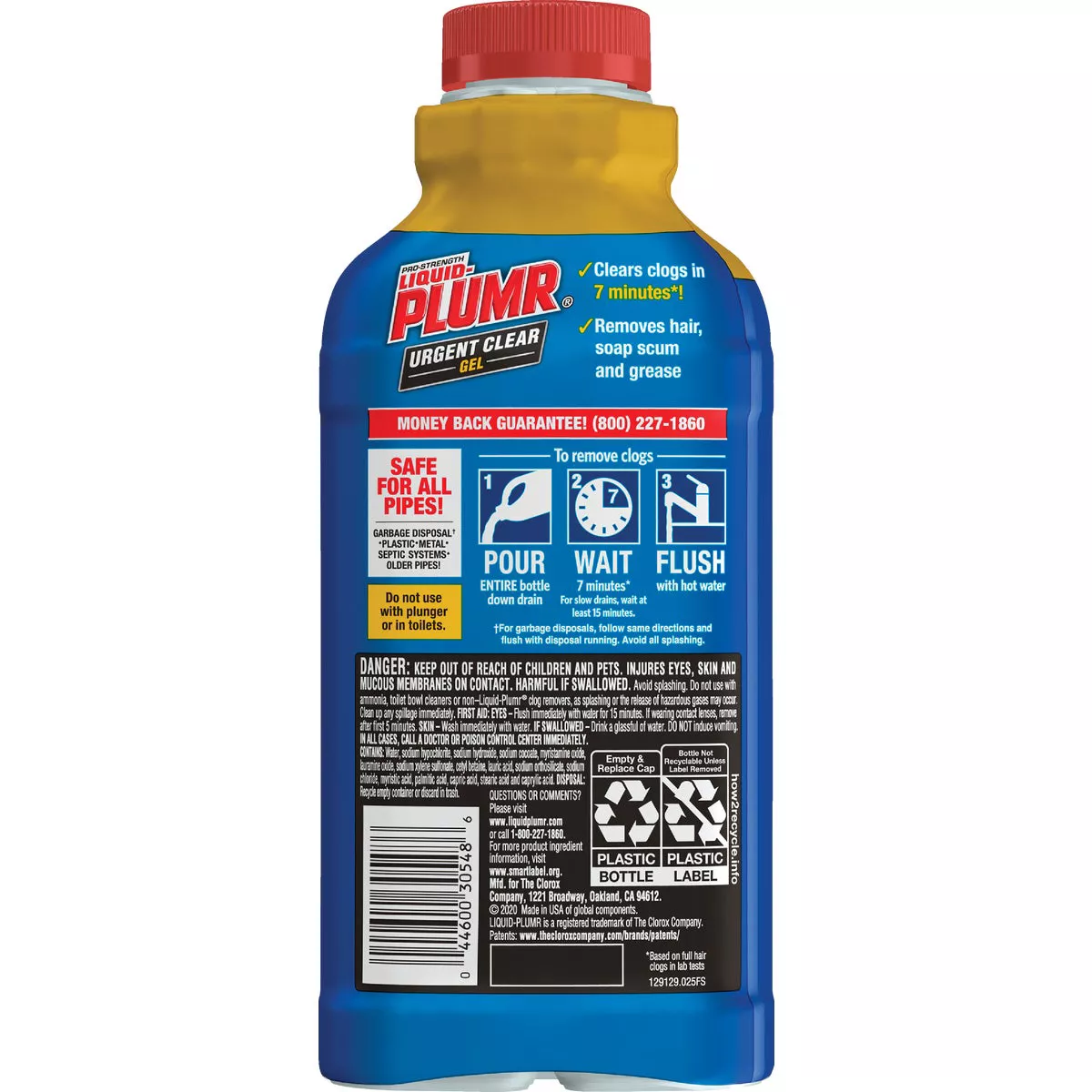 Liquid Plumr Urgent Clear 17 Oz. Pro-Strength Liquid Drain Cleaner - photo 2