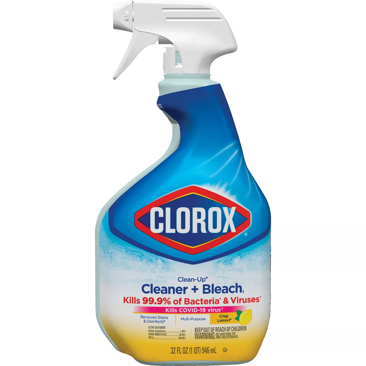 Clorox Clean-Up 32 Oz. Crisp Lemon All-Purpose Cleaner + Bleach