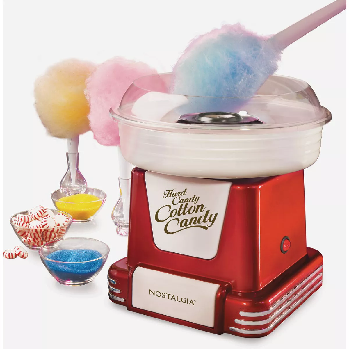 Sold Nostalgia Retro Hard Candy Cotton Candy Maker