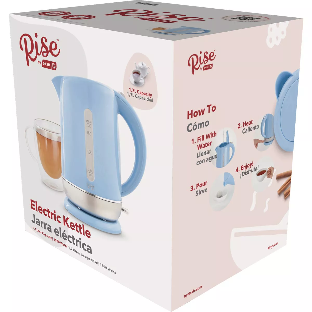 Rise By Dash 1.7 Ltr. Blue Sky Electric Kettle - photo 2