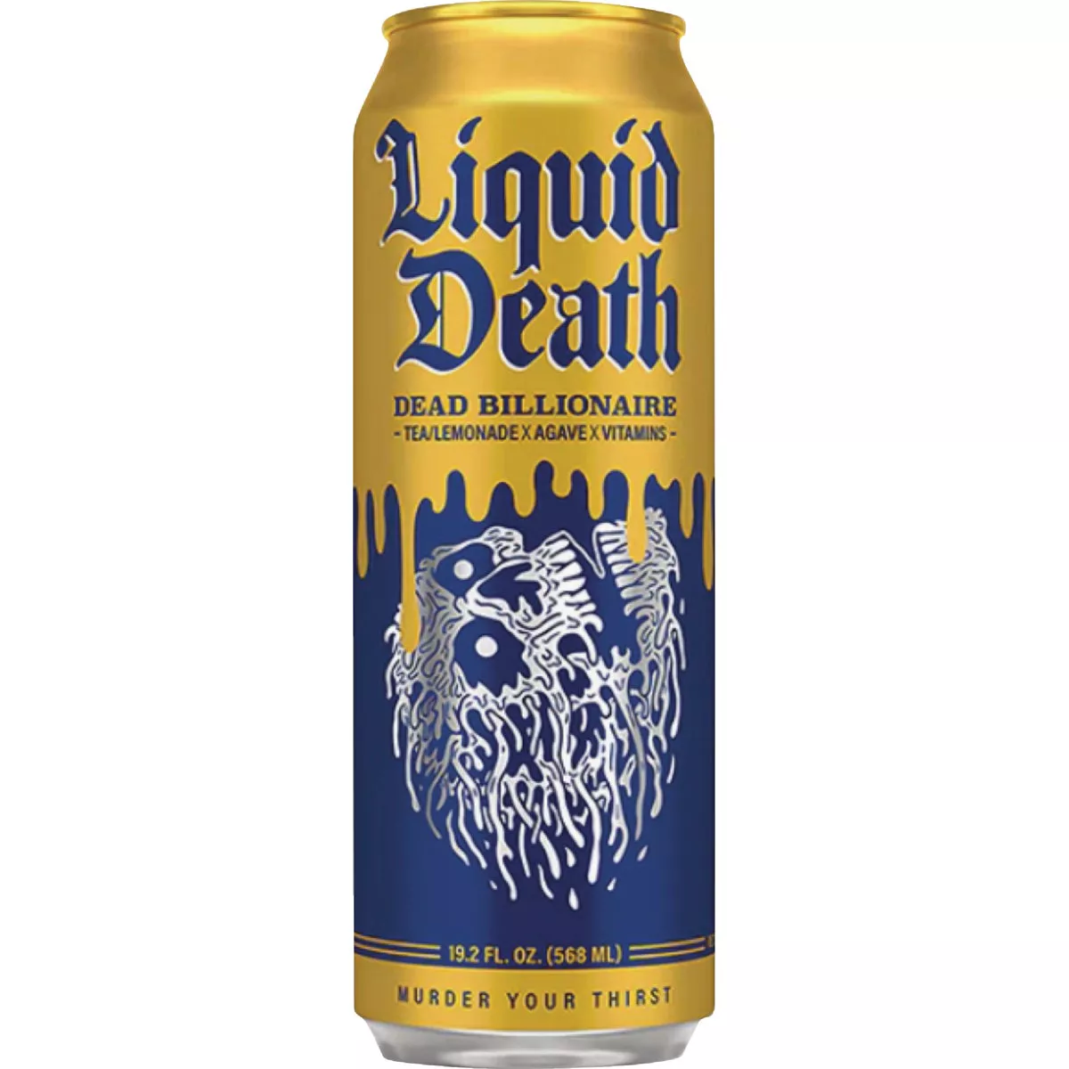 Liquid Death 19.2 Oz. Dead Billionaire Lemonade Tea