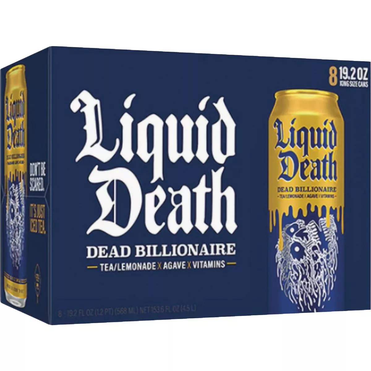 Liquid Death 19.2 Oz. Dead Billionaire Lemonade Tea - photo 2