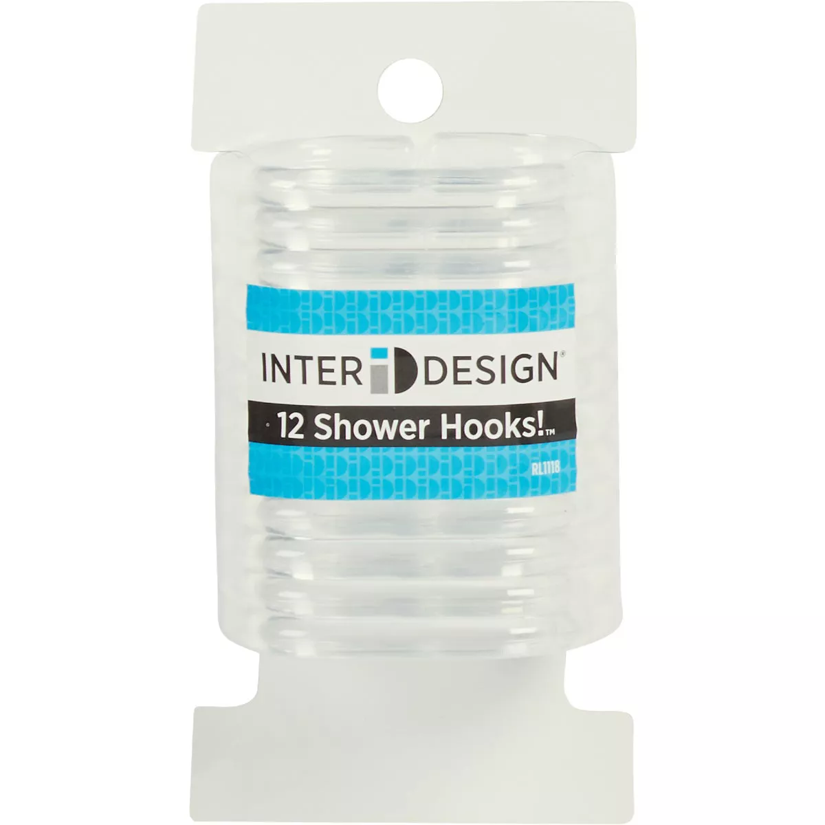iDesign 2.38 In. L. x 1.63 In. W. x .23 In. Clear Plastic Shower Curtain C-Hook (12-Count) - photo 2