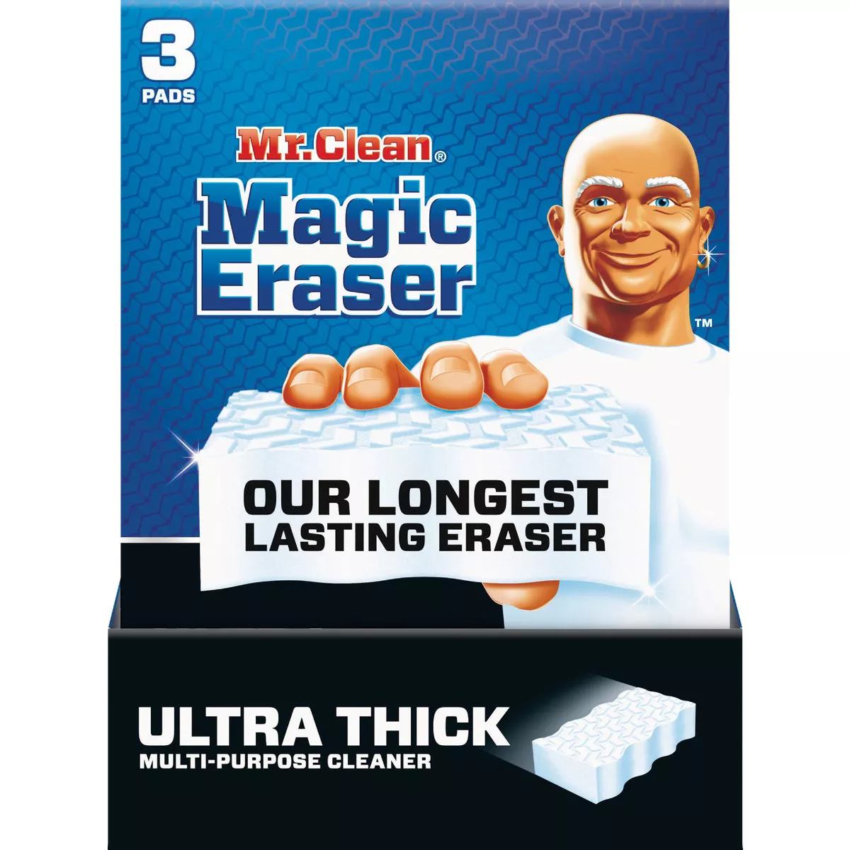 Mr. Clean Magic Eraser Ultra Thick Multi-Purpose Cleansing Pad (3-Count) - photo 2