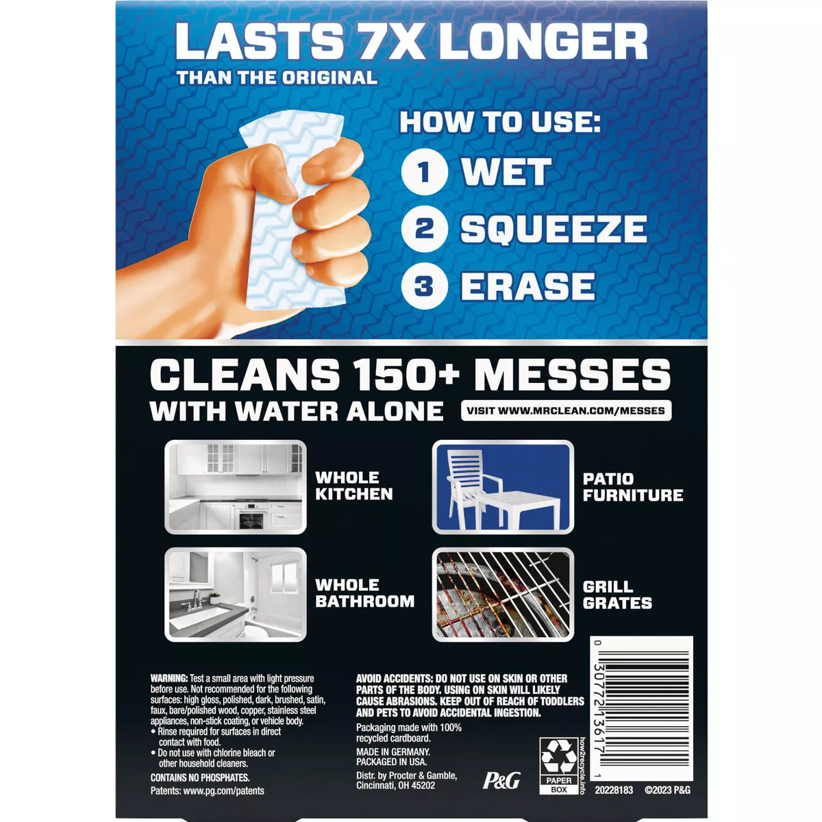 Mr. Clean Magic Eraser Ultra Thick Multi-Purpose Cleansing Pad (3-Count) - photo 3
