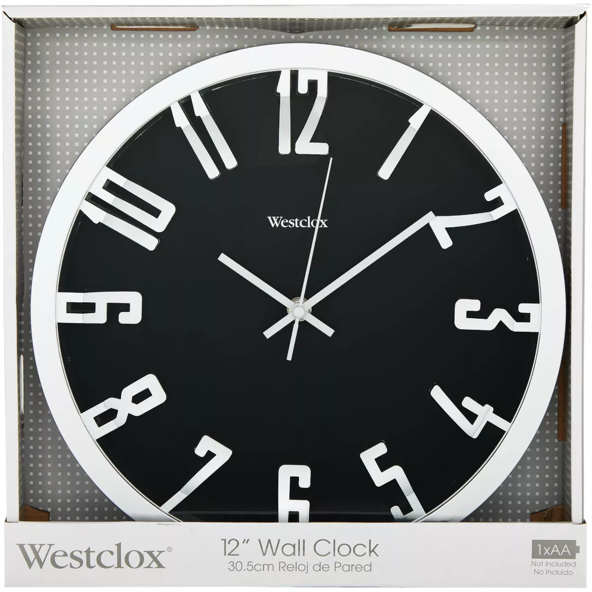 Westclox 12 In. Metallic Silver Wall Clock - photo 2