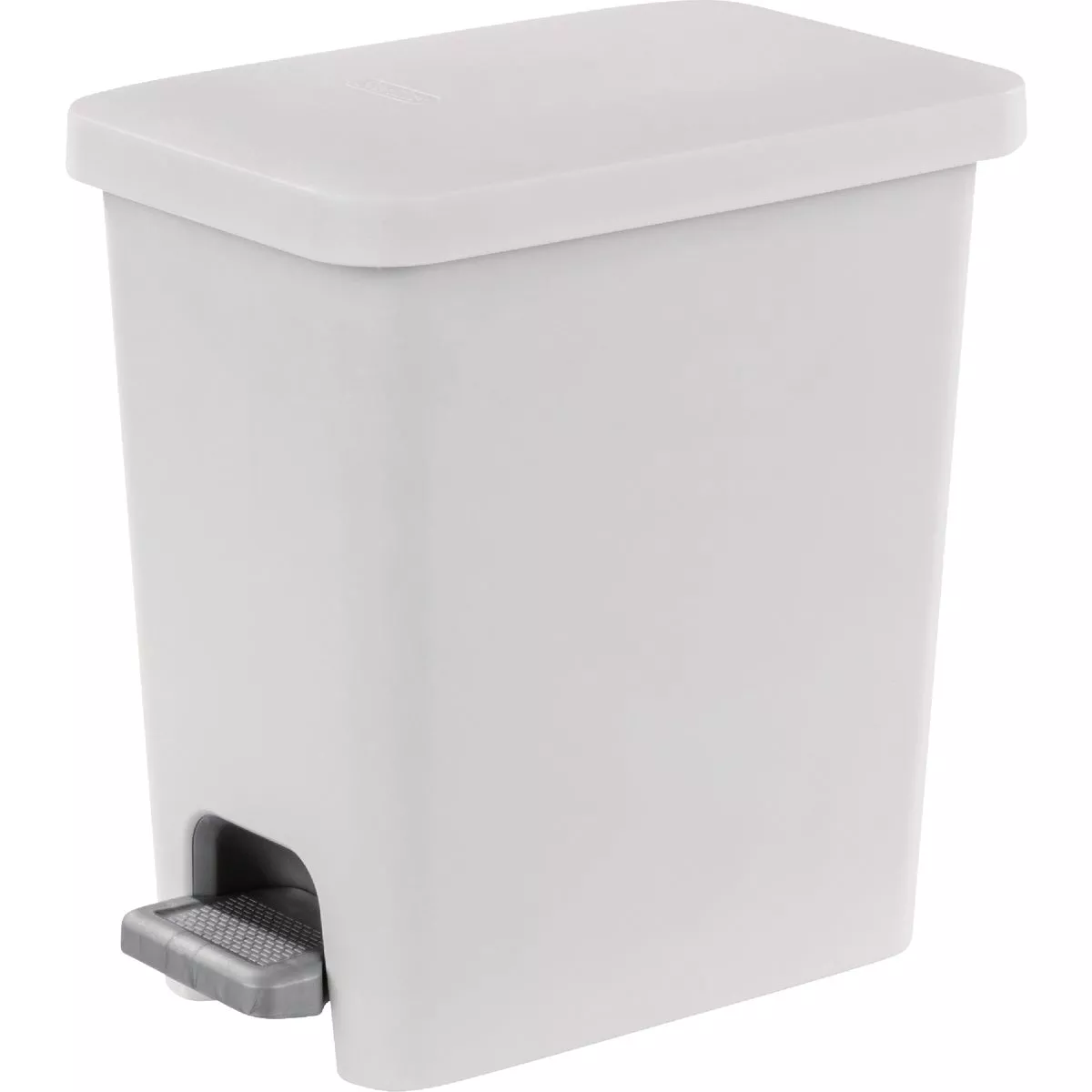 Sterilite 2.7 Gal. White Rectangular Step-on Wastebasket