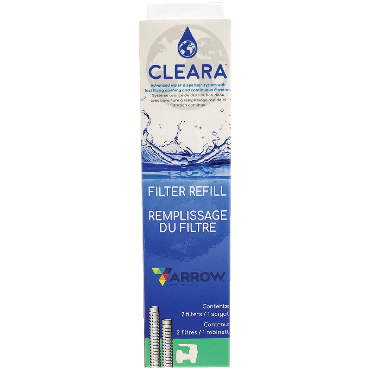 Arrow Cleara Water Filtration System Replacement Filters (2 Filters & 1 Spigot) - photo 2