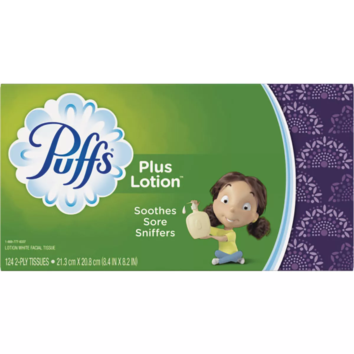 Puffs Plus Lotion Facial Tissue (124-Count)