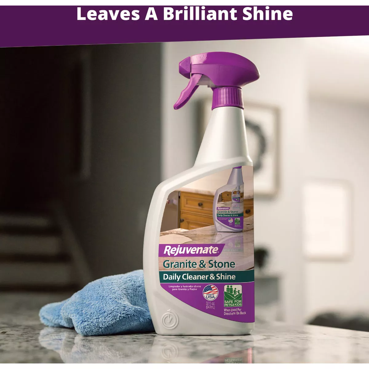 Rejuvenate 32 Oz. Granite & Stone Daily Cleaner - photo 3