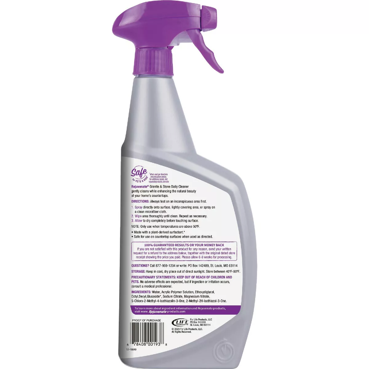 Rejuvenate 32 Oz. Granite & Stone Daily Cleaner - photo 6