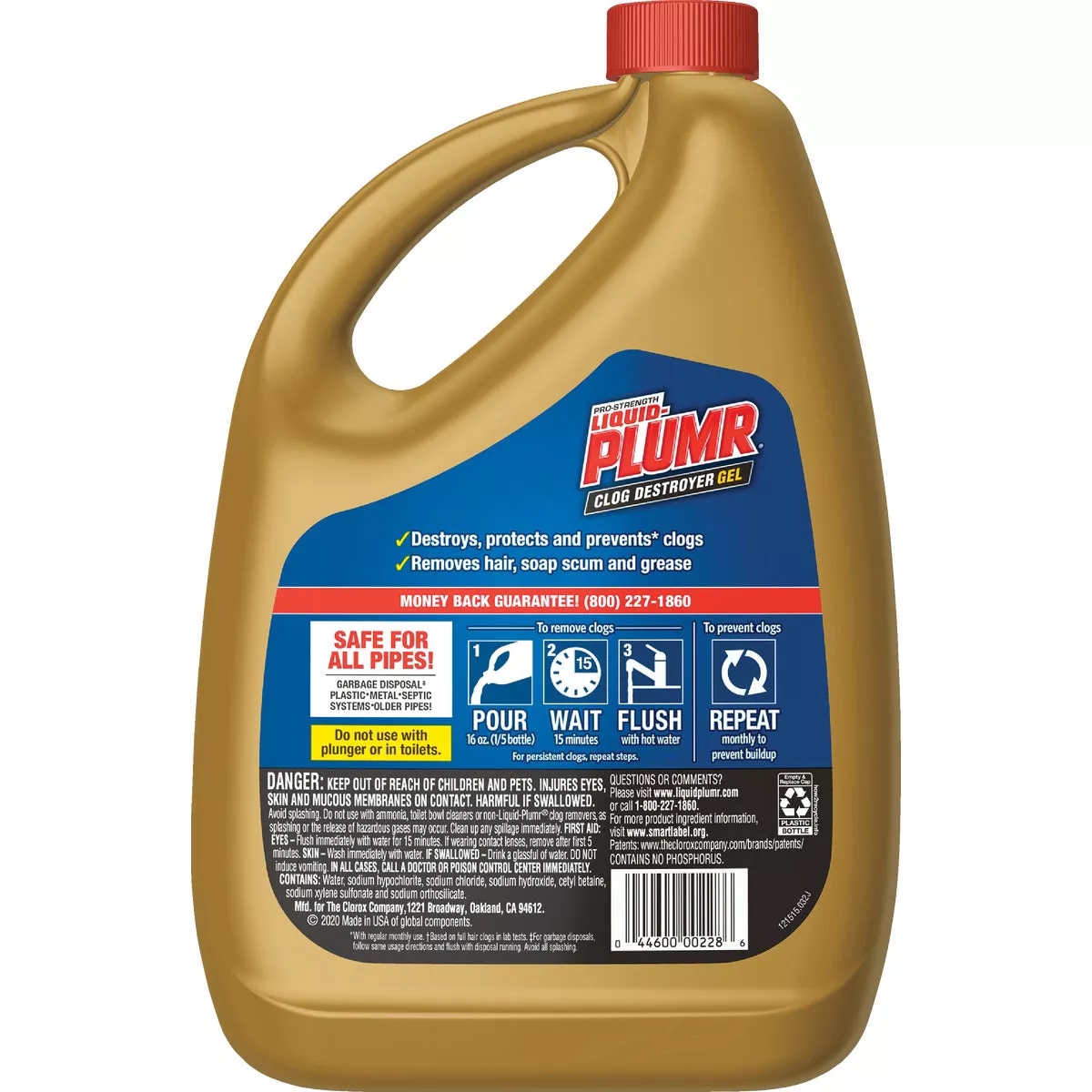 Liquid-Plumr 80 Oz. Pro-Strength Full Clog Destroyer - photo 2