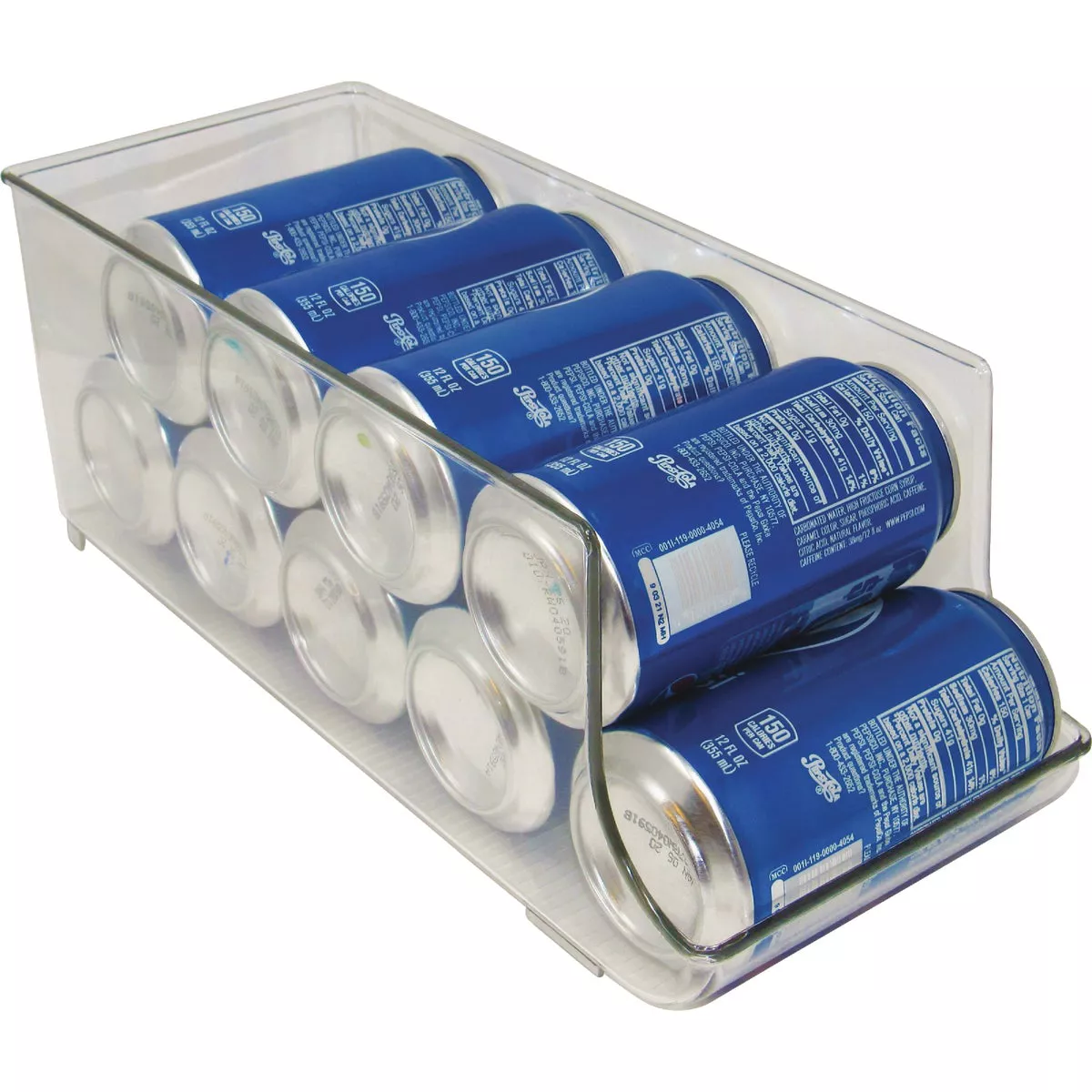 Dial Industries Clear-ly Organized Fridge Beverage Can Dispenser