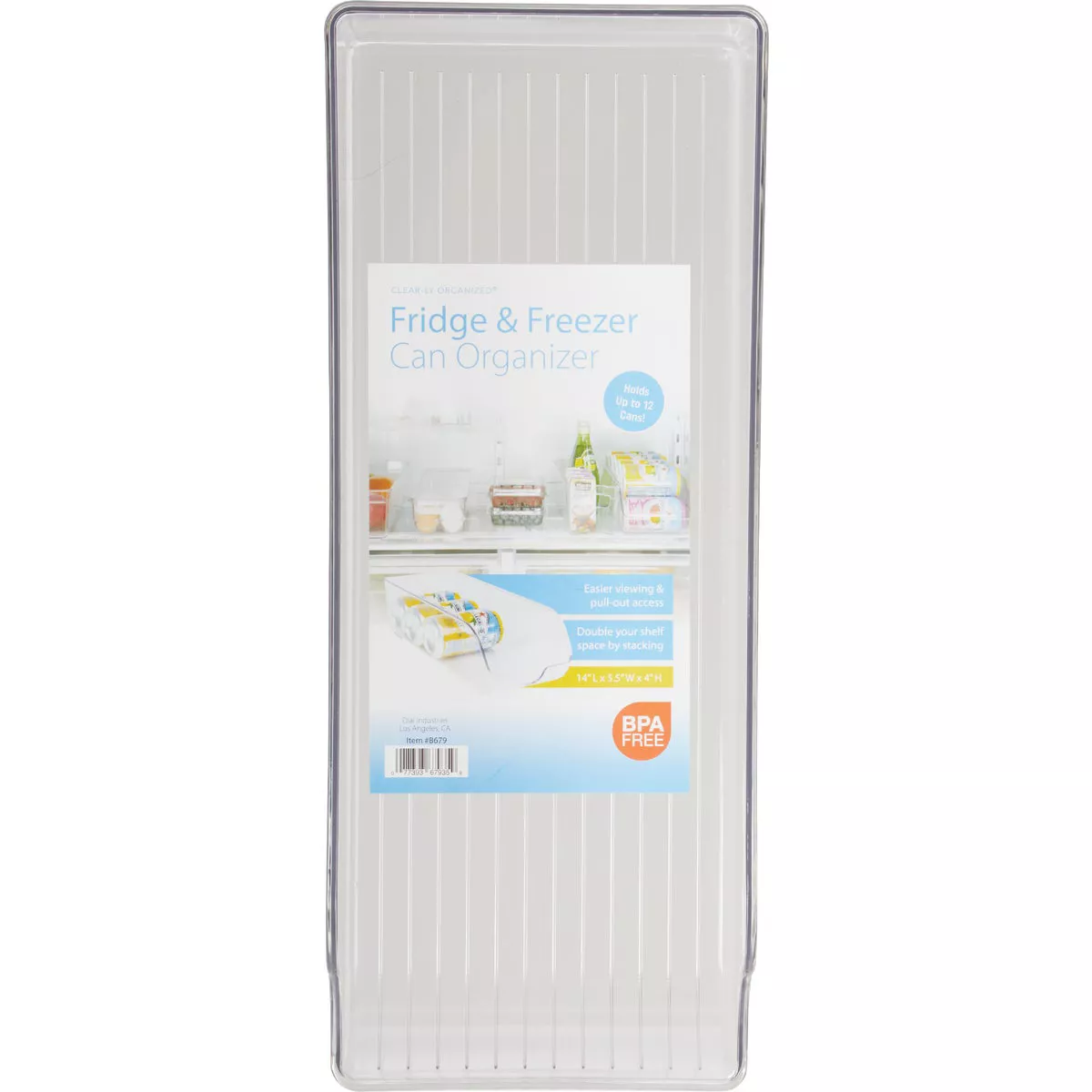 Dial Industries Clear-ly Organized Fridge Beverage Can Dispenser - photo 2