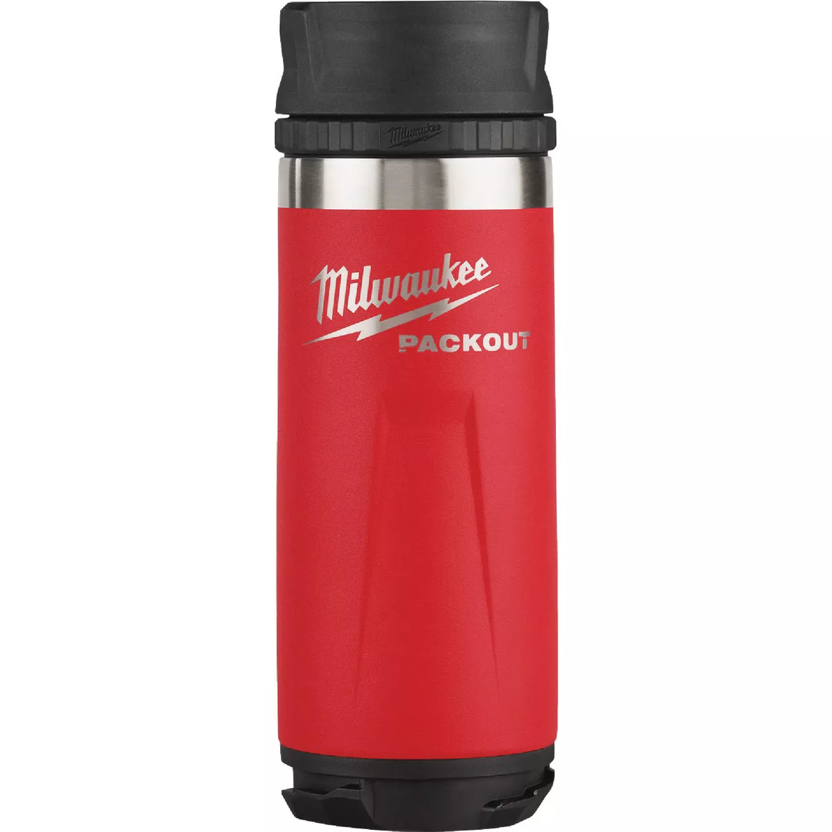 Milwaukee PACKOUT 18 Oz. Red Insulated Bottle with Sip Lid