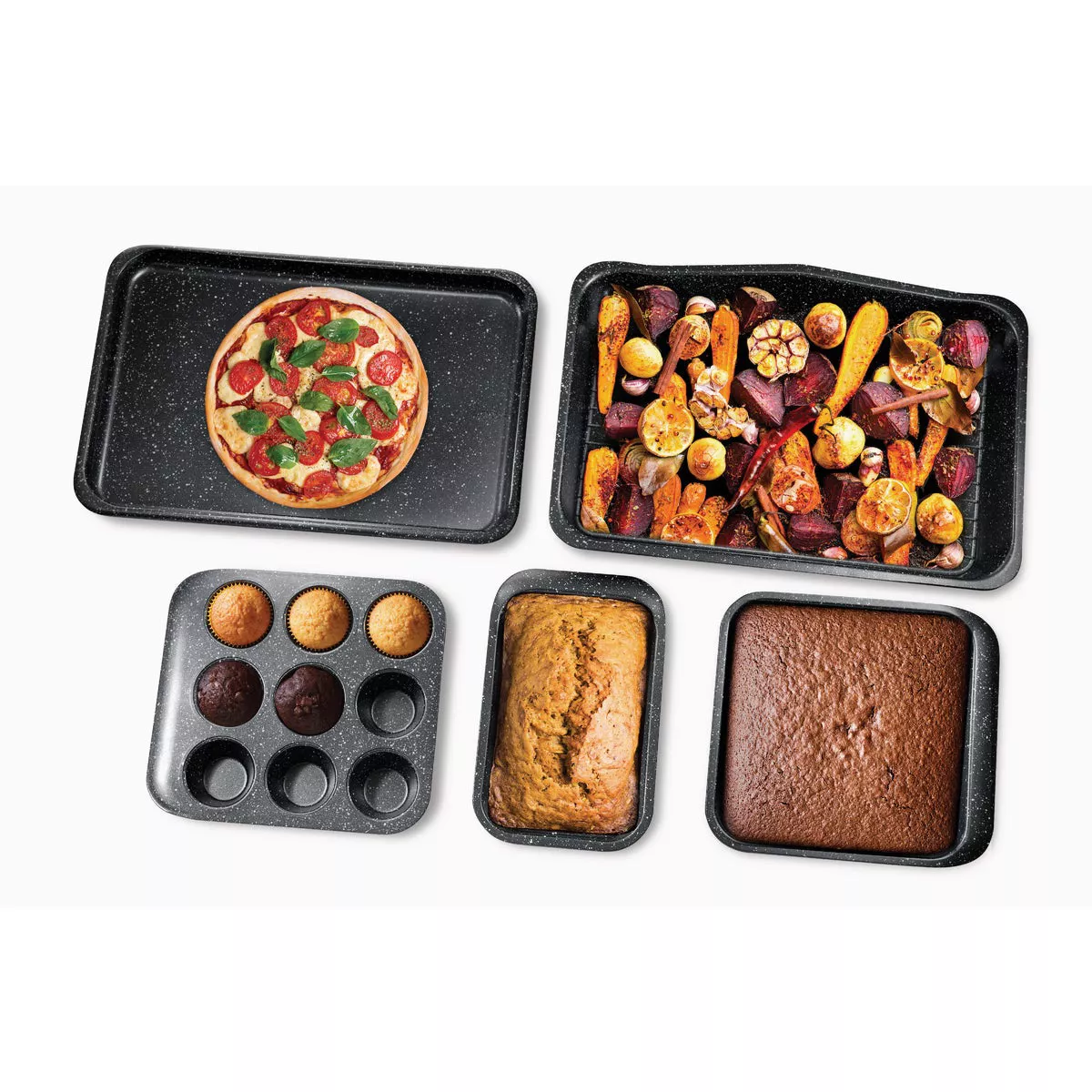 GraniteStone Diamond Stackmaster Non-Stick Bakeware Set (6-Piece) - photo 3