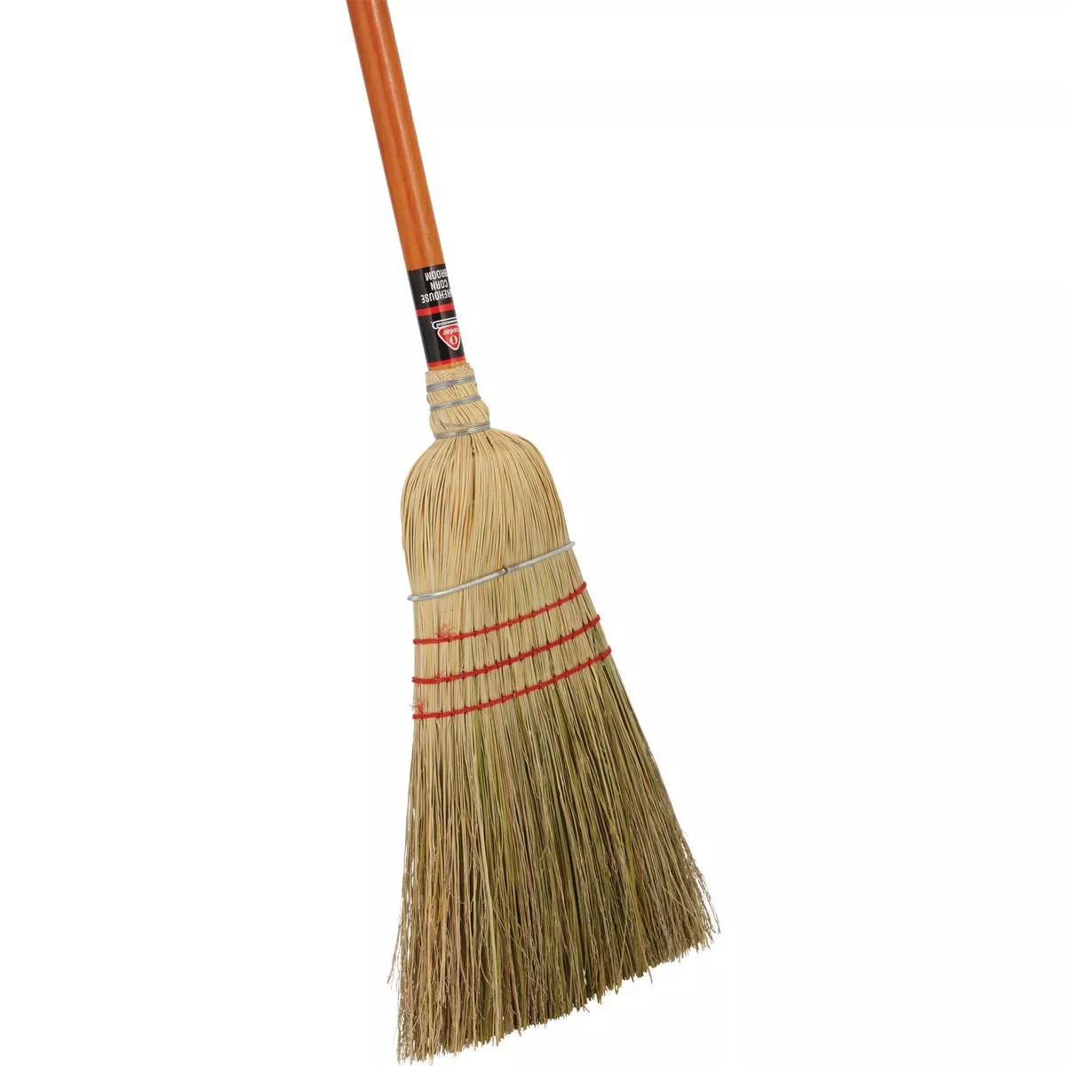 Nexstep 10 In. W. x 56 In. L. Painted Wood Handle Commercial Warehouse Corn Broom - photo 2