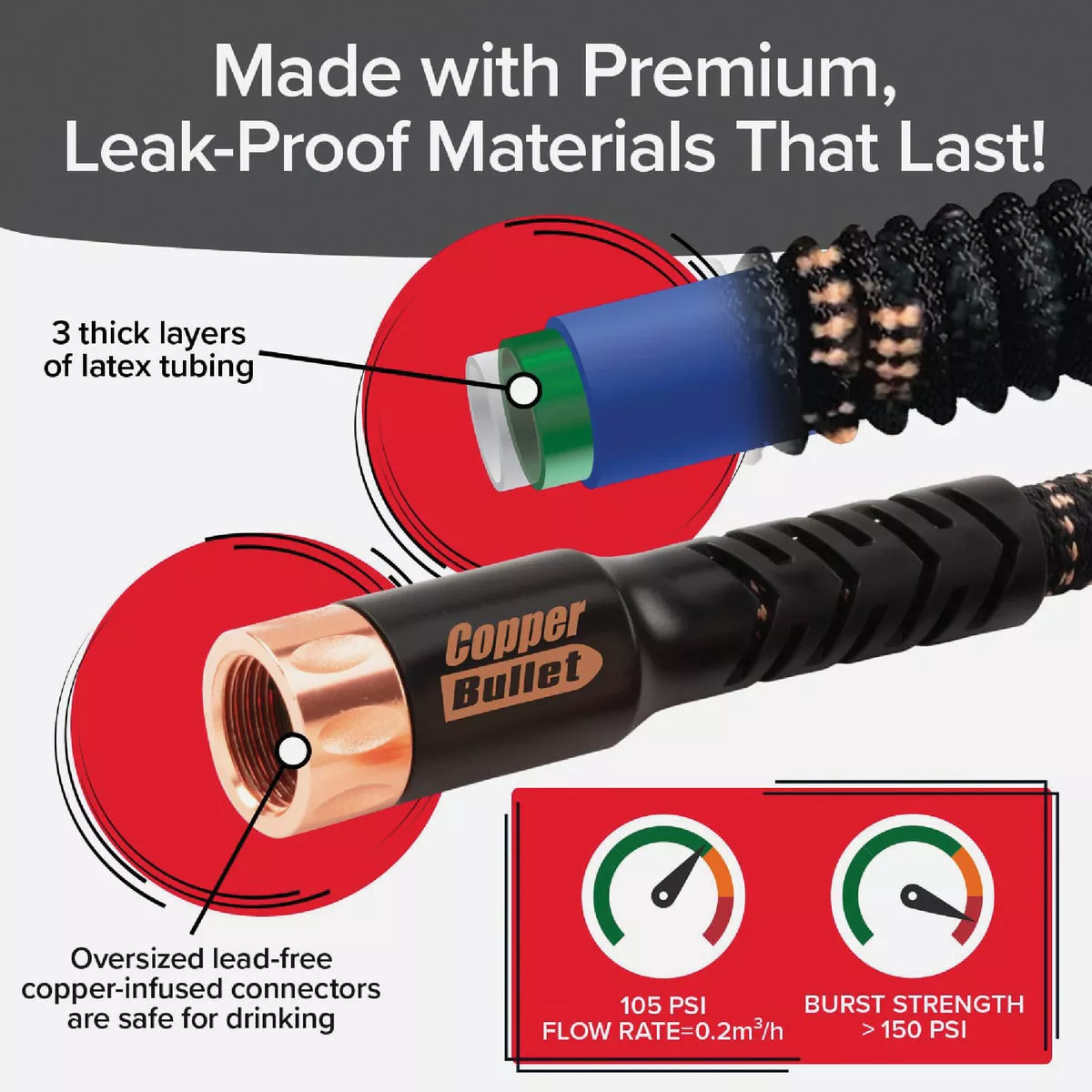 Pocket Hose Copper Bullet 50 Ft. Expanding Hose - photo 11