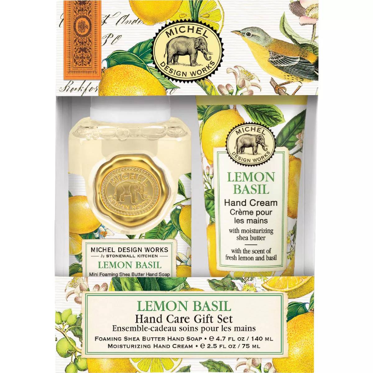 Michel Design Works Lemon Basil Hand Care Gift Set (2-Piece)