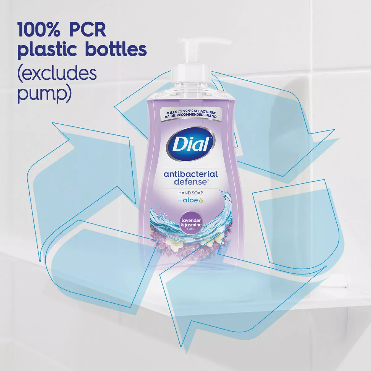 Dial Antibacterial Defense 11 Oz. Lavender & Jasmine Hydrating Liquid Hand Soap - photo 5