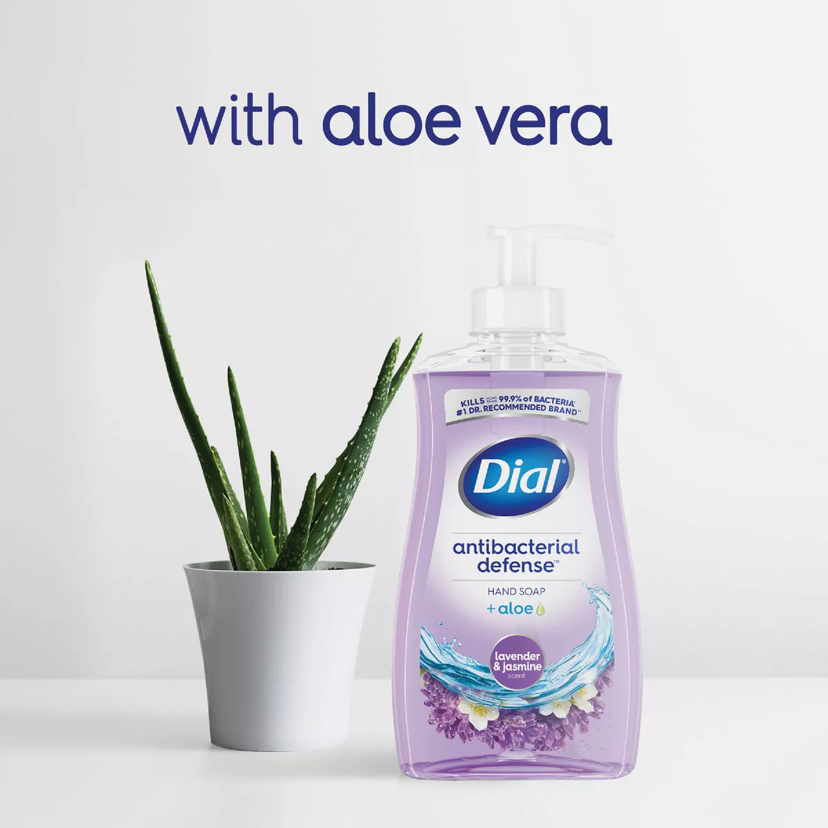 Dial Antibacterial Defense 11 Oz. Lavender & Jasmine Hydrating Liquid Hand Soap - photo 4