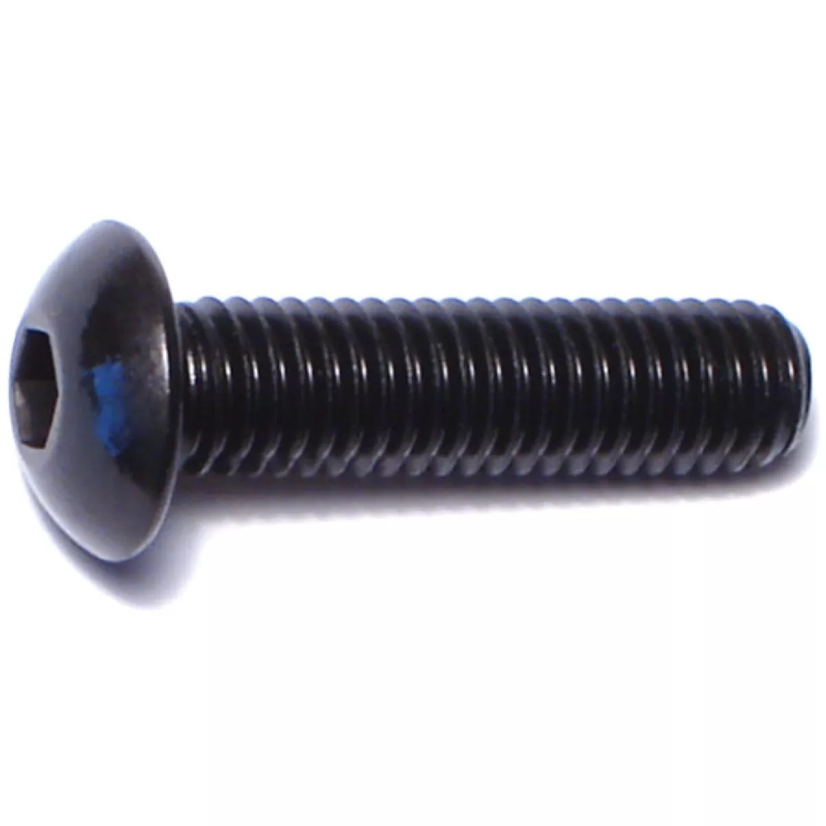 Midwest Fastener 5mm-0.8 x 20mm Black Oxide Class 10.9 Steel Coarse Thread Button Head Hex Socket Cap Screws (10 Ct.)-