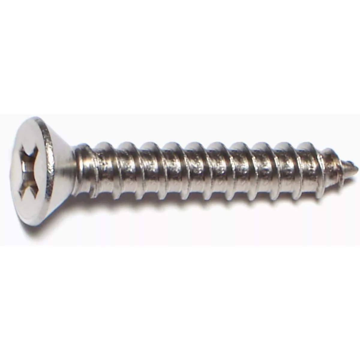 Midwest Fastener #14 x 1-1/2 In. 18-8 Stainless Steel Phillips Flat Head Sheet Metal Screws (1 Ct.)
