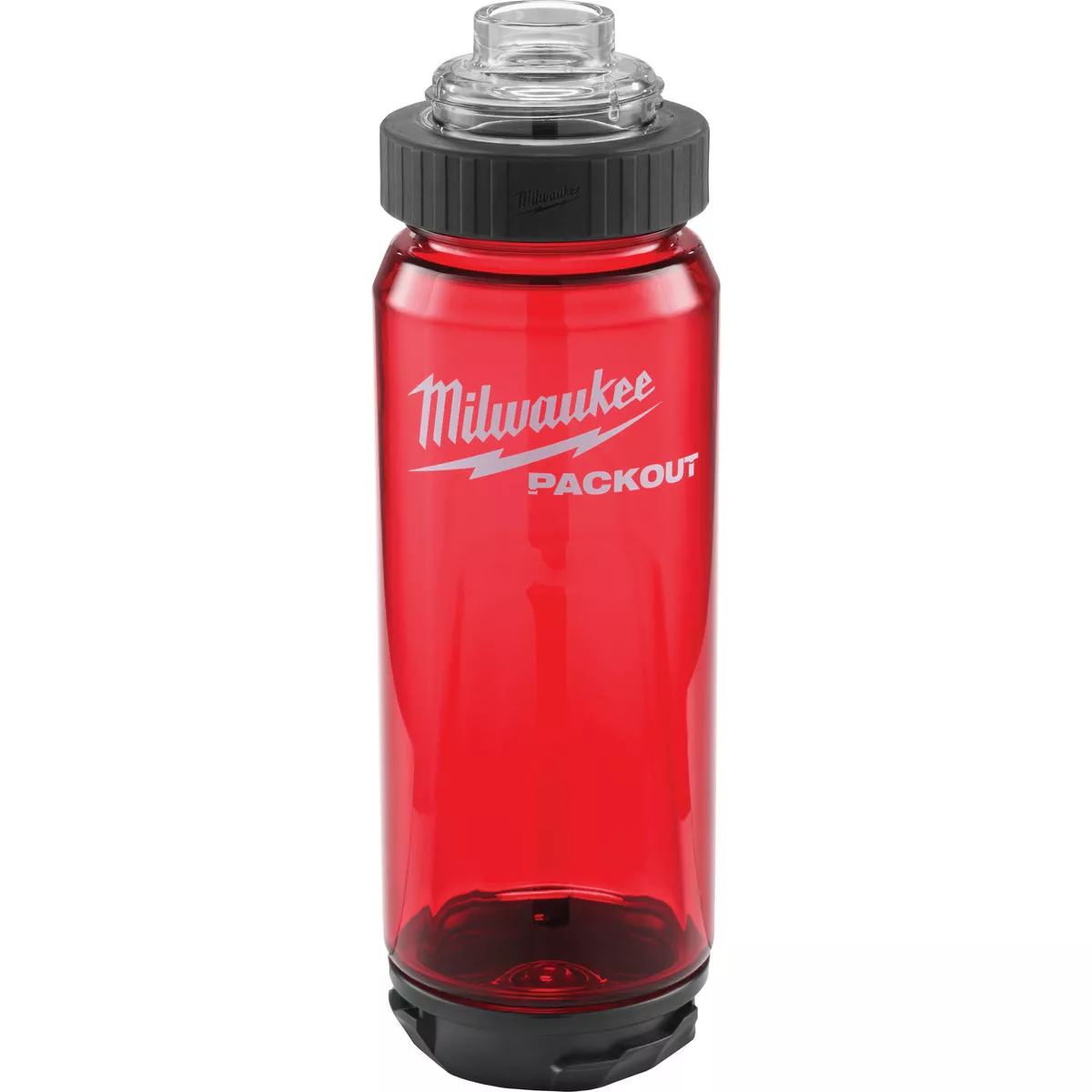 Milwaukee PACKOUT 25 Oz. Plastic Bottle with Chug Lid, Red - photo 2