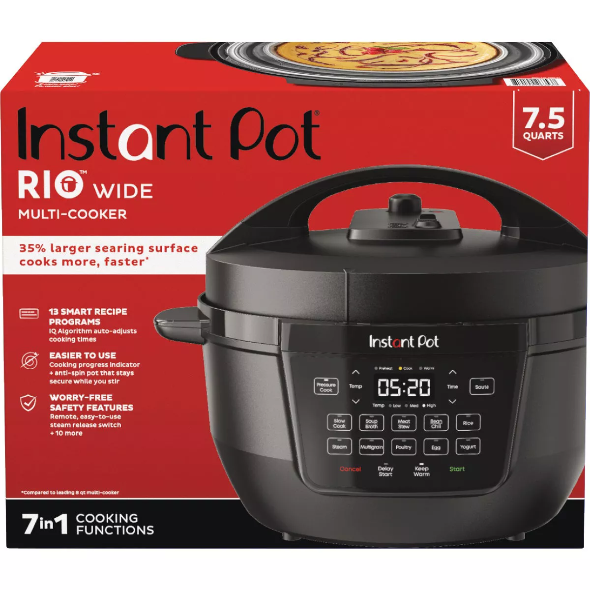 Instant Pot Rio 7.5 Qt. Multi-Cooker - photo 2