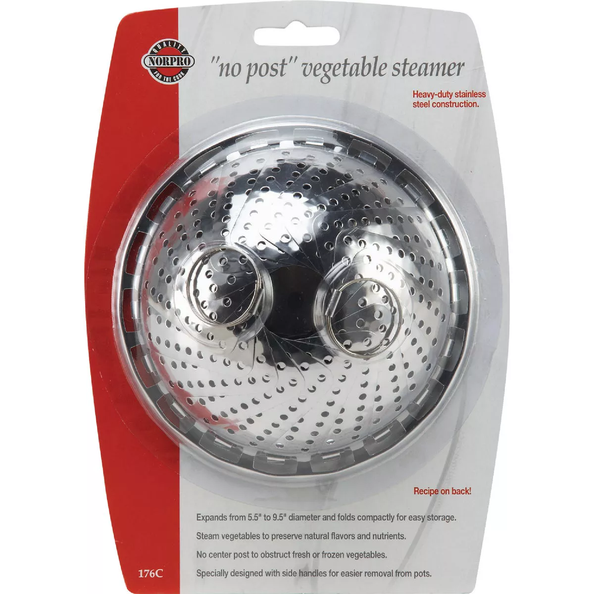 Norpro 5.5 In. to 9.25 In. Stainless Steel Steamer Basket - photo 2