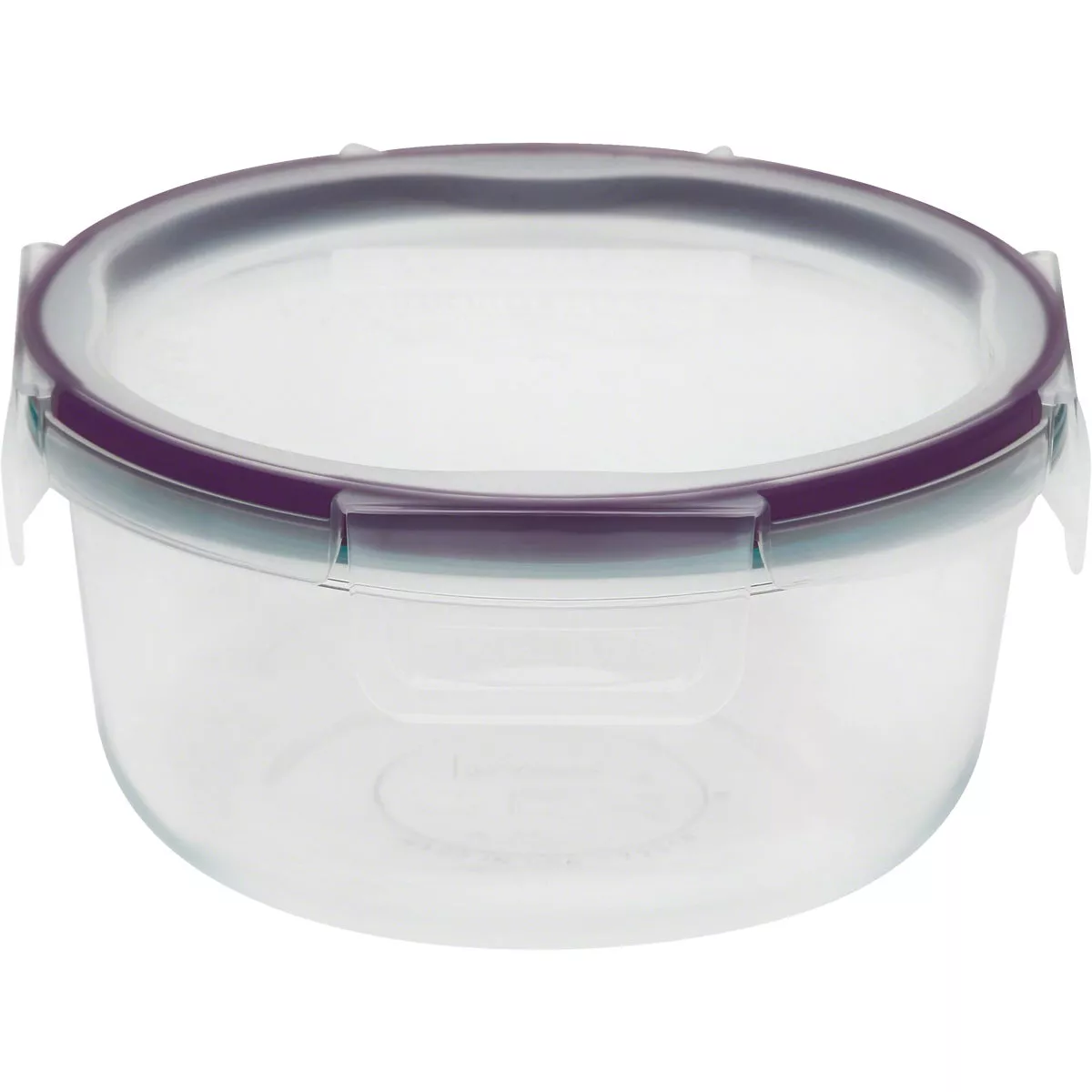 Snapware Total Solution 4-Cup Round Pyrex Glass Storage Container with Lid