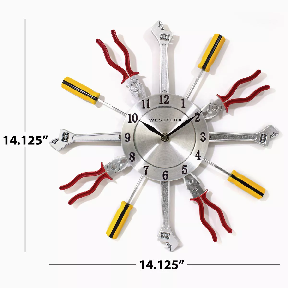 Westclox 14 In. Hand Tools Frame Wall Clock - photo 5