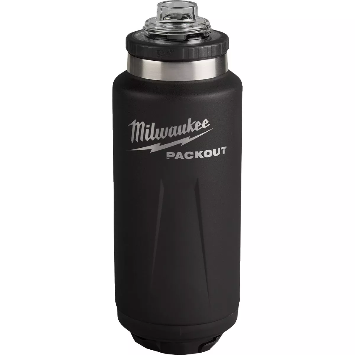 Milwaukee PACKOUT 36 Oz. Black Insulated Bottle with Chug Lid - photo 2