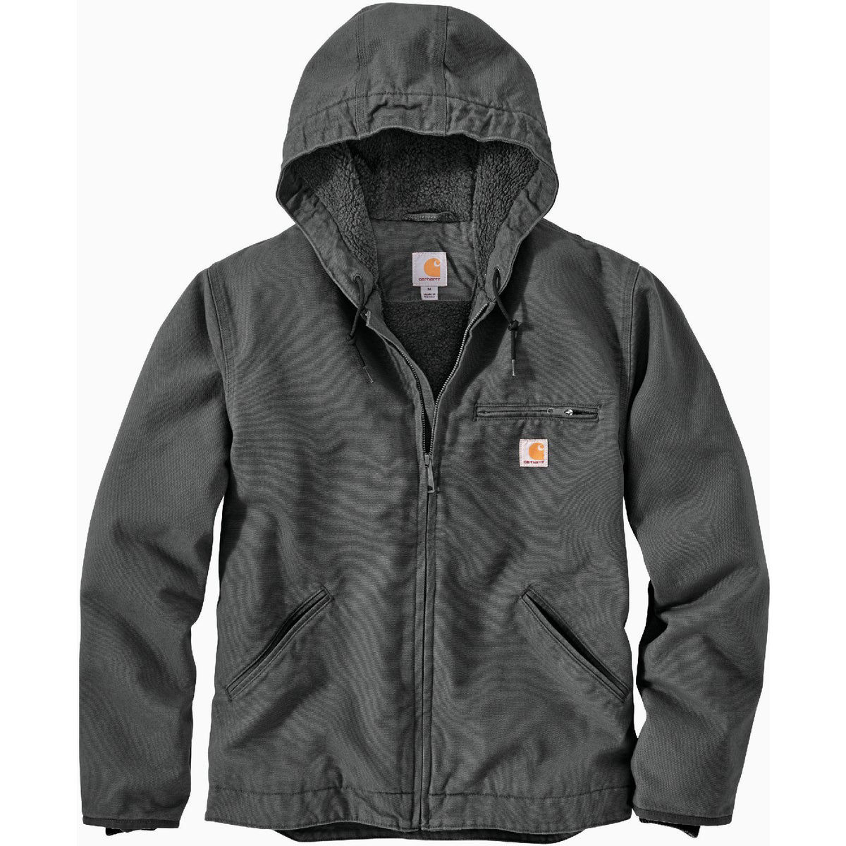 Carhartt Men s 3XL Regular Gravel Washed Duck Sherpa Lined Jacket Relaxed Fit Do it Best