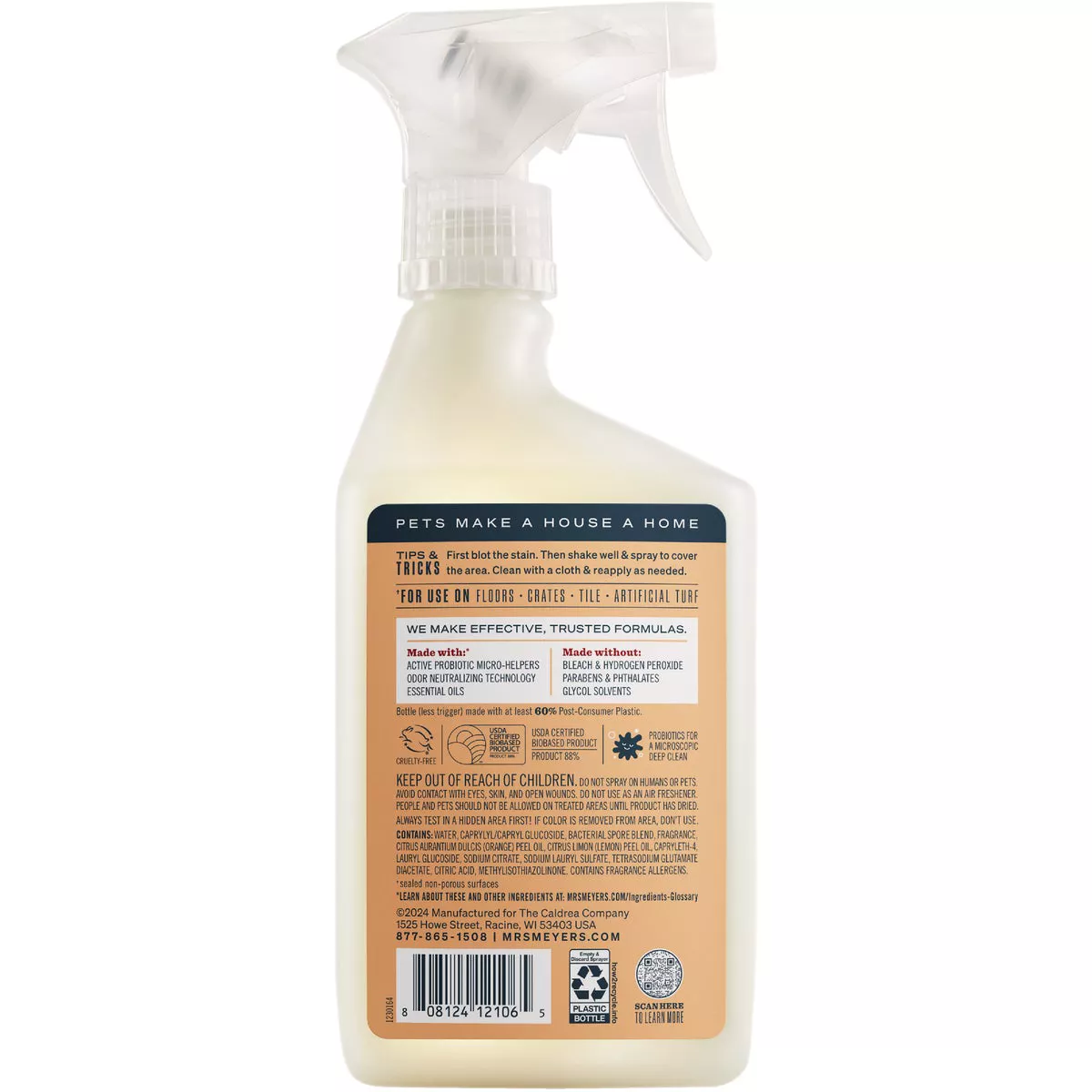 Mrs. Meyer's Clean Day 16 Oz. Orange Blossom Pet Multi-Surface Cleaner - photo 2