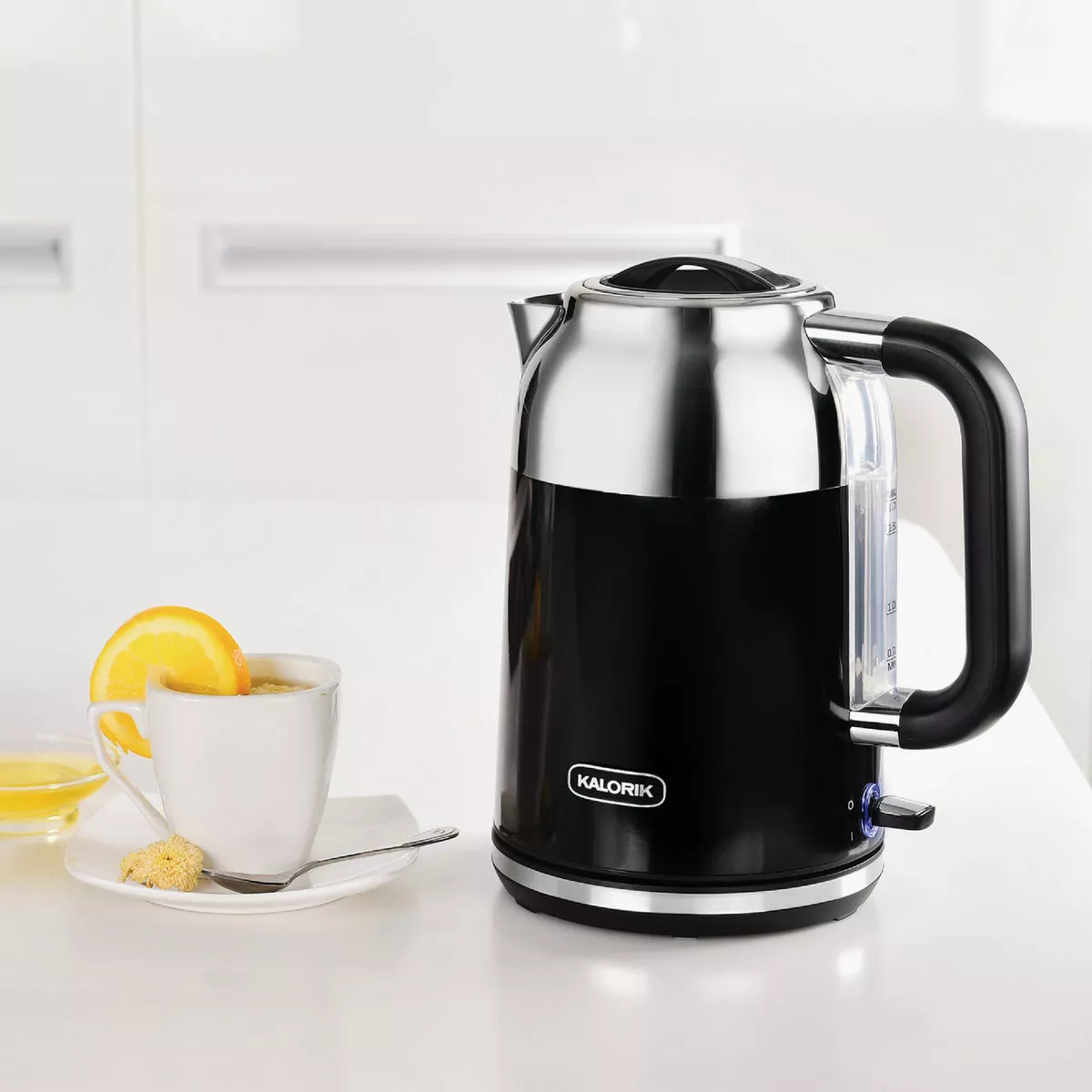 Kalorik 1.7 Liter Black Retro Electric Kettle - photo 5