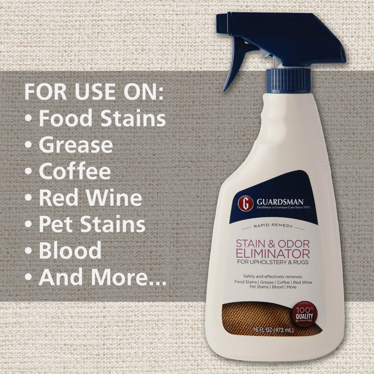 Stain & Odor Eliminator for Upholstery and Rugs - Thumbnail 4
