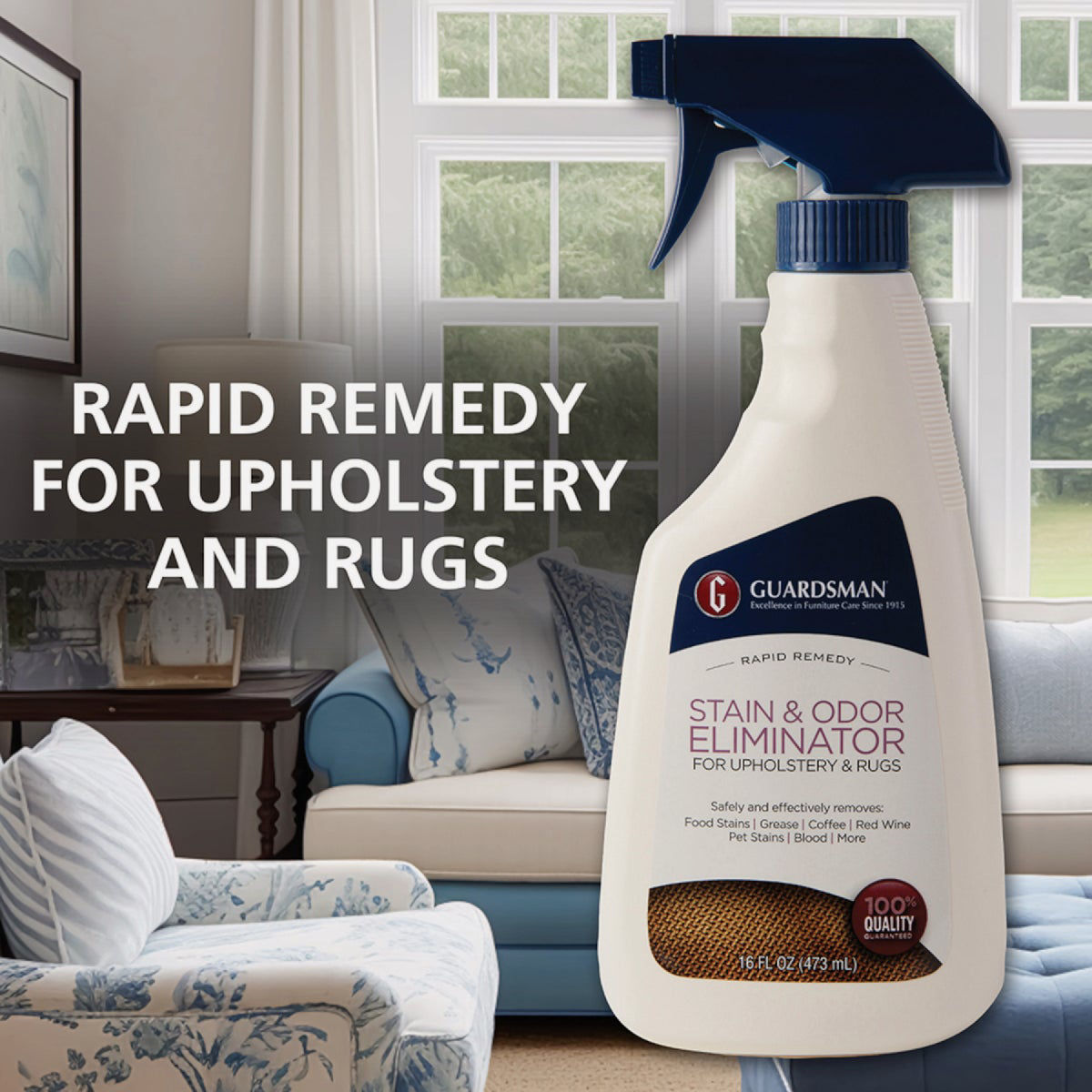 Stain & Odor Eliminator for Upholstery and Rugs - Thumbnail 3
