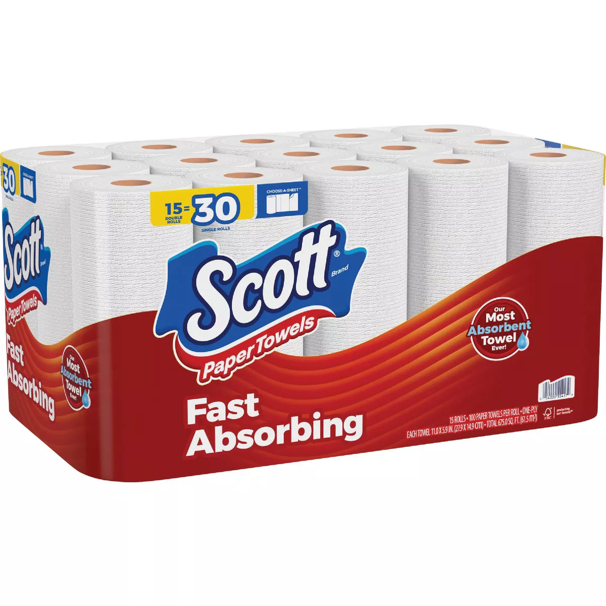 Scott Choose-A-Sheet Paper Towels (15 Double Rolls) - photo 3