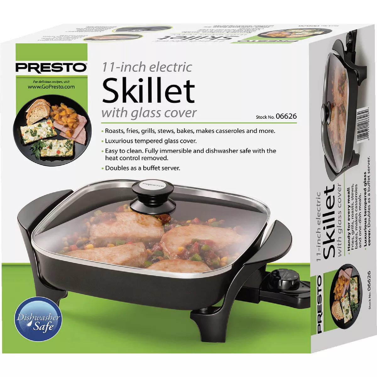 Presto 11 In. Electric Skillet with Glass Cover - photo 2