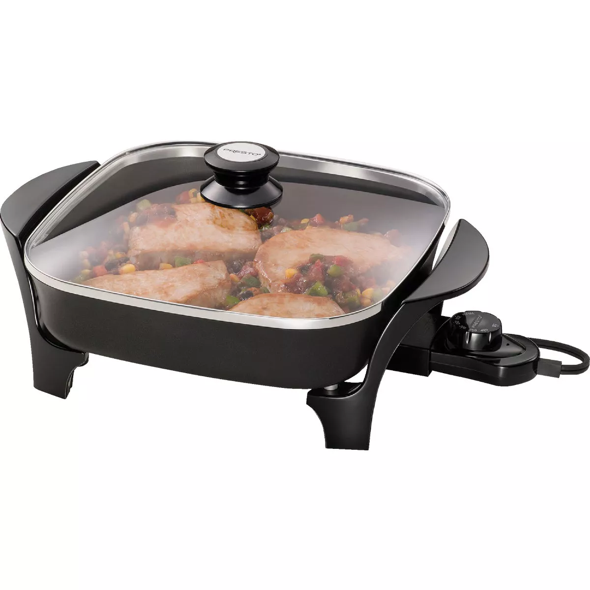 Presto 11 In. Electric Skillet with Glass Cover - photo 3