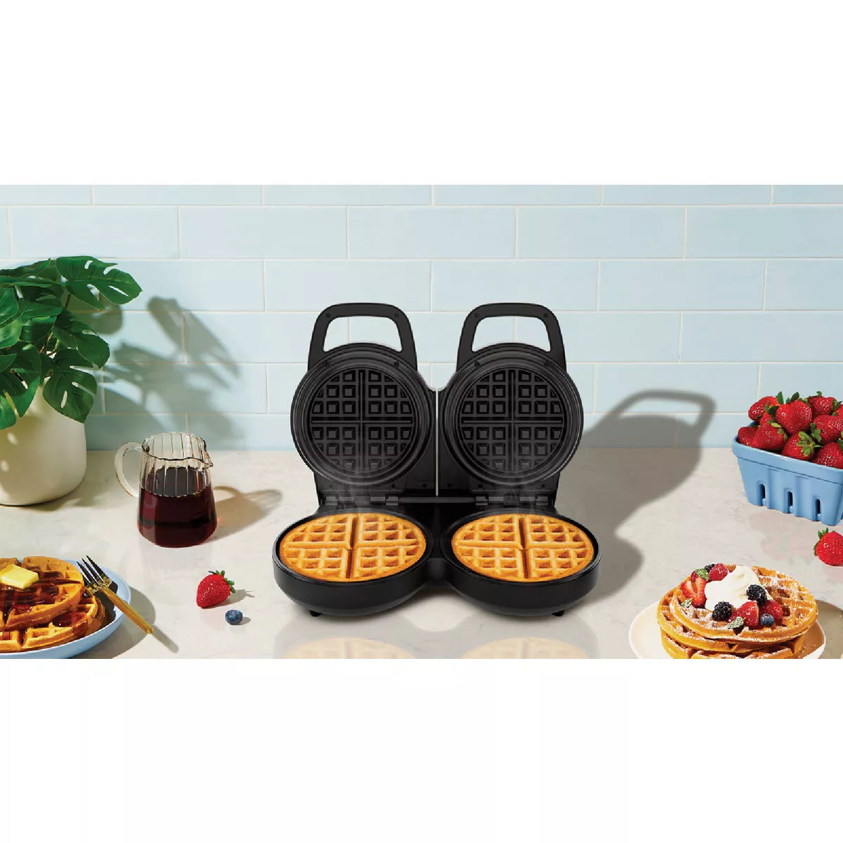 Chefman The Double Anti-Overflow Waffle Maker - photo 4